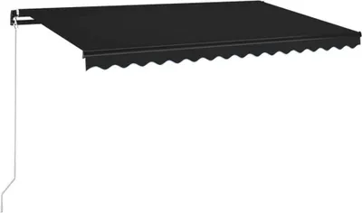 Image de vidaXL Store manuel rétractable 400x350 cm Anthracite