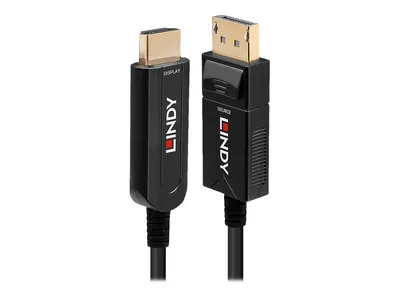 Produktbild von LINDY DP 1.2 auf HDMI 18G AOC Kabel, 20m