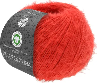 Produktbild von Lana Grossa Per Fortuna 002 Rot 50g