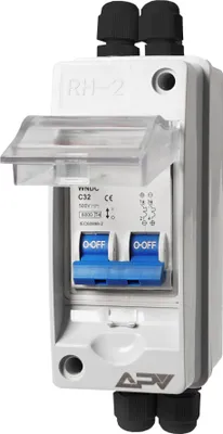 Produktbild von DC Trennschalter Solar PV Sicherungsautomat Leistungsschalter 2 Polig 32A