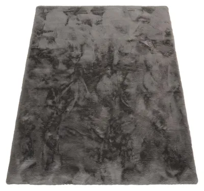 Produktbild von Hochflor Teppich Wohnzimmer Shaggy Kaninchenfell Imitat Kunstfell Langflor Flauschig Grösse 80x150 cm