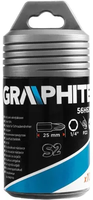 Immagine prodotto di Punte per cacciavite GRAPHITE PZ2 x 25 mm, 100 pz.