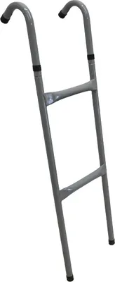Produktbild von FA Sports Trampolinleiter Jumpy Steps, silber, 1226, 2 Stufen Leiter Trampolin
