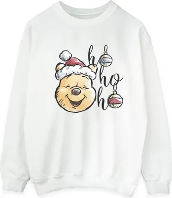 Produktbild von Disney - "Ho Ho Ho" Sweatshirt für Herren BI50865 (XL) (Weiß)