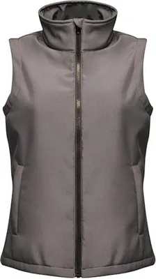 Produktbild von Regatta TRA845 | Damen WomenŽs Ablaze Printable Bodywarmer - Farbe: Seal Grey/Black - Größe: 46 (20)