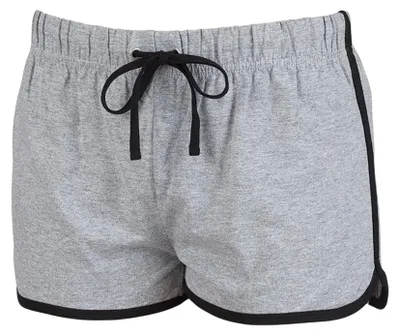 Image de SF Women - Short pour femmes LT4563 (XL) (gris chiné/noir)