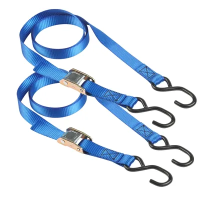Image de MasterLock 2 sangles d'arrimage avec crochet en S et boucle, 2.5m