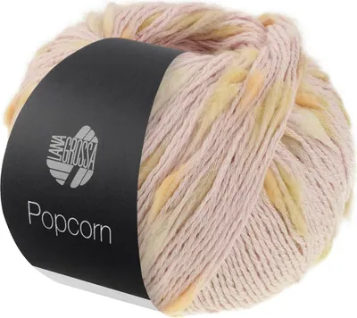 Produktbild von Lana Grossa - Popcorn 0004 pastellrosa zartgelb hellgrau pfirsich