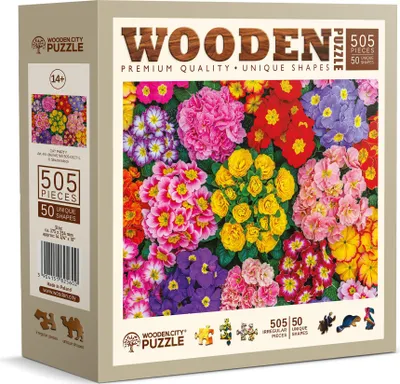 Obrázok produktu pre WOODEN CITY Drevené puzzle Kvitnúce kvety 505 dielikov