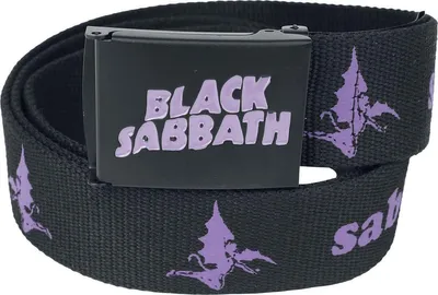 Produktbild von Black Sabbath Gürtel Uni Logo schwarz Standard