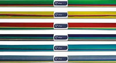 Produktbild von Interdruk Glatte Seidenpapierrollen im A3-Format 10 Farben
