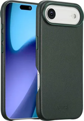 Zdjęcie produktu dla Accezz MagSafe Leather Backcover voor de Apple iPhone Air - Cedar Green
