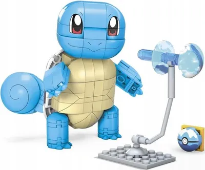 Produktbild von Pokémon-Bauspielzeug-Set Build & Show Schiggy für Kinder (199 Teile)