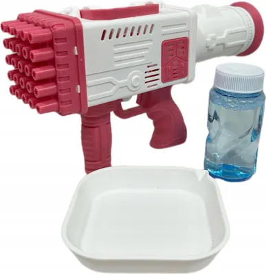 Obrázek produktu pro Pistole na mýdlové bubliny Stroj na mýdlové bubliny + kapalina