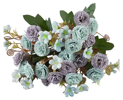 Produktbild von Kunstblumenstrauß, echt aussehend, verwelkt nicht, künstliche Blumen als Tischdekoration für Hochzeiten, Partys und Zuhause