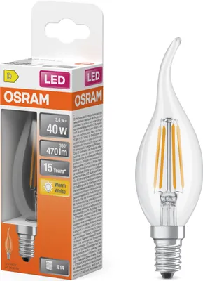 Obrázok produktu pre OSRAM 4099854468810 LED žiarovky, klasický tvar mini sviečky 3,4 W 470 lm