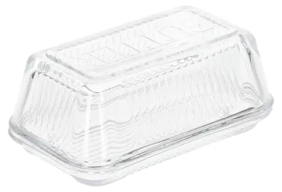 Produktbild von HOMLA SIER Glas-Butterdose 17x10 cm