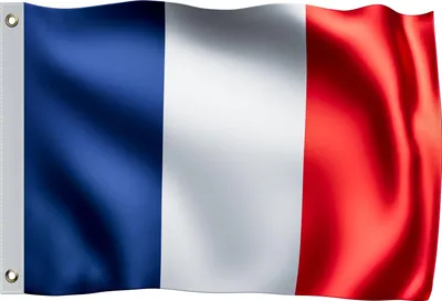 Image de MONZANA® Drapeau France 150x90cm drapeau national français œillets métalliques résistant intempéries 100% Polyester extérieur bords double ourlet