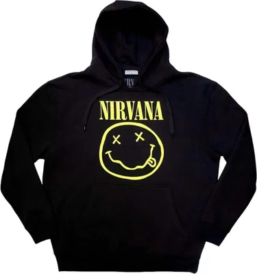 Zdjęcie produktu dla Nirvana Yellow Happy Face Black XL Bluza