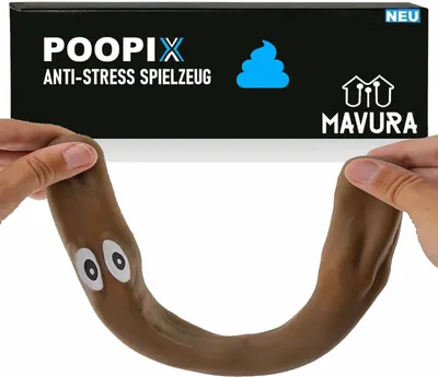 Image de POOPIX Blague Jouets amusants Pétrissage Balle anti-stress Poop