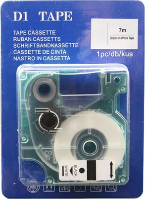 Produktbild von Kompatibel Etiketten für Dymo 45013 Weiss 12mmX7m von ABC