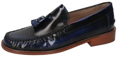 Immagine prodotto di Melvin & Hamilton, mocassini da uomo, modello Edward, colore blu, taglia 39