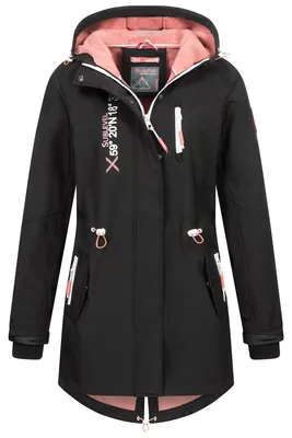 Produktbild von Damen Herbst Winter Jacke Softshell Outdoor Regen Übergangs Jacke