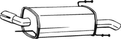 Produktbild von Bosal Endschalldämpfer 185-703