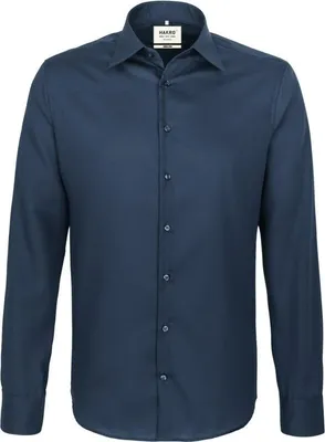 Produktbild von HAKRO Hakro Herren Hemd Business Regular Fit #105 Gr. M marine