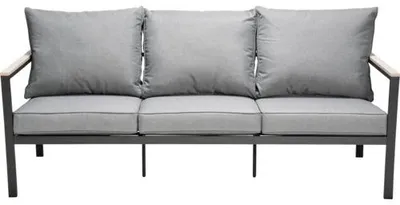 Produktbild von Loungeset Gartenmöbelset bellavista - Home&Garden® 7 -Sitzer 6-tlg. grau aus roustem Aluminium, inkl Auflagen