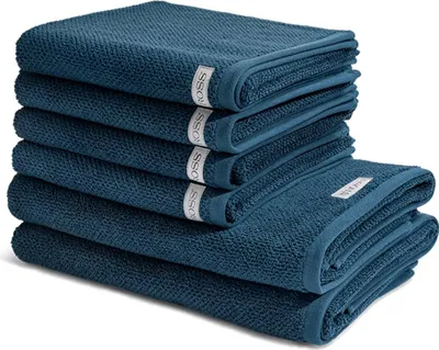 Produktbild von Ross Selection 4 X Handtuch 2 X Duschtuch im Set Frottee aus Bio Baumwolle 540 g/m², Weich saugstark und schnell trocknend, Gewebte Bordüre in vielen Farben
