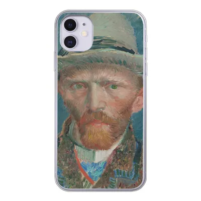 Produktbild von MuchoWow® Handyhülle Schutzhülle Hülle für iPhone 11 Selbstporträt 1887 - Gemälde von Vincent van Gogh Silikon Softcase Handy Hülle - Handytasche