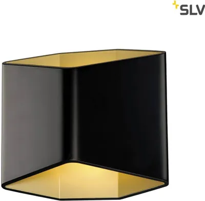 Produktbild von SLV 151710 CARISO LED Wandleuchte 2 schwarz messing 7,5W