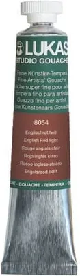 Produktbild von Lukas K80540007 Gouachefarbe STUDIO 20 ml Englischrot hell