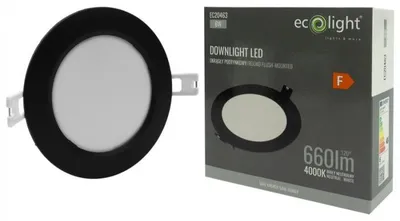 Immagine prodotto di Downlight Led P/T Rotondo 6W 4000K Nero Dl-1