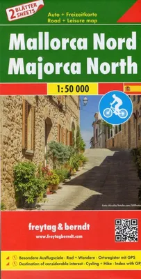 Image de Majorque Nord et Sud, set, carte routière 1:50.000