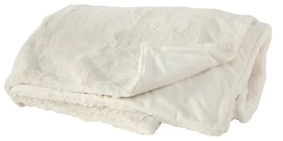 Produktbild von Decke Storan Kuscheldecke Tagesdecke 200x150 cm creme weiß