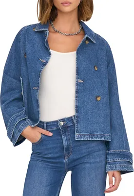 Produktbild von Only April Short Denim Trenchcoat Damen