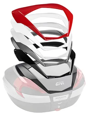 Immagine prodotto di Cover bauletto GIVI verniciato rosso per V47