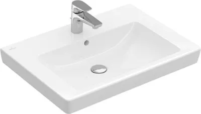 Zdjęcie produktu dla Villeroy & Boch SUBWAY 2.0 umywalka 650 x 470 mm, z przelewem, biała