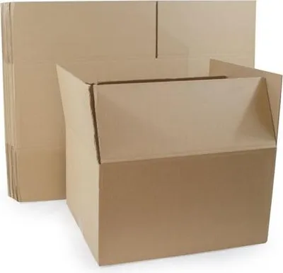 Zdjęcie produktu dla Karton Pudełko Kartonowe KLAPOWY 410x240x120mm 10 szt KRAFT 3-Warstwowy Gabaryt B