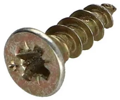 Produktbild von Spanplattenschrauben Senkkopfschraube Pozi 3x12 Dichromat Mikroschrauben