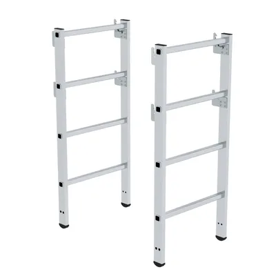 Produktbild von Günzburger Steigtechnik 2x Teleskopaufsatz Plattformleiter FlexxStep plus 2 Sprossen - 052520