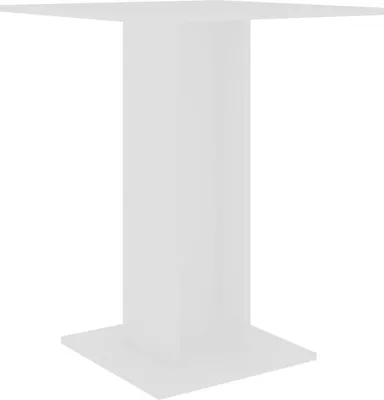 Immagine prodotto di vidaXL Tavolo da bistrot bianco 60×60×75 cm in truciolare