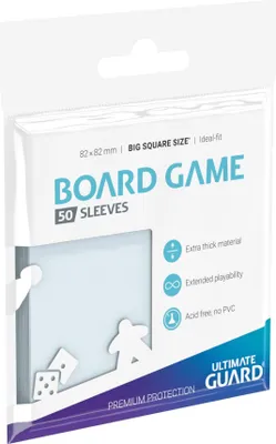 Produktbild von Ultimate Guard Premium Soft Sleeves für Brettspielkarten Quadratisch Groß (50)