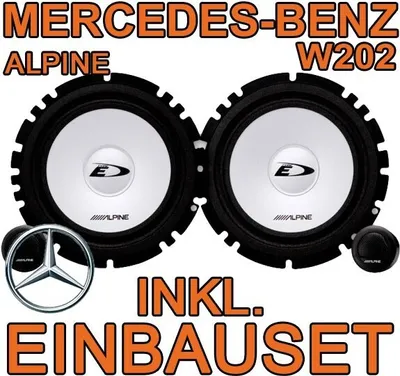 Produktbild von Alpine 16,5cm 2-Wege Frontsystem für Mercedes Benz W202 - justSOUND