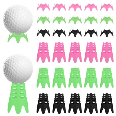Productafbeelding van Solidchoice - Set van 30 Plastic Golf Tees voor Binnen- en Buitenpraktijk