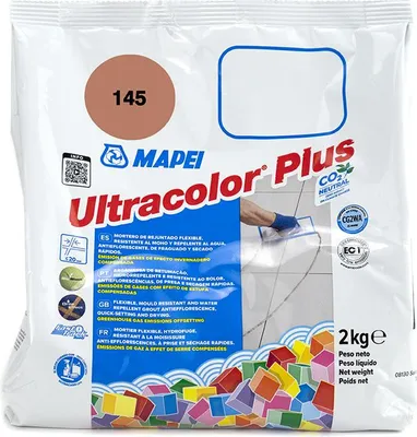 Produktbild von Fugenmörtel Fliese Mapei Ultracolor Plus 145 Blau  | Sack zu 2 kg |  m²/s | Sack zu 2 kg |  m²/s