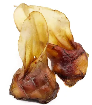 Productafbeelding van Solidchoice - Gedroogde Runderoren met Schelp voor Honden, 1 kg, Kauwsnack