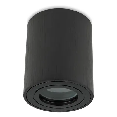 Produktbild von Sweet LED Aufbaustrahler Bad GU10 Aluminium schwarz IP44 Aufbauspot 230V